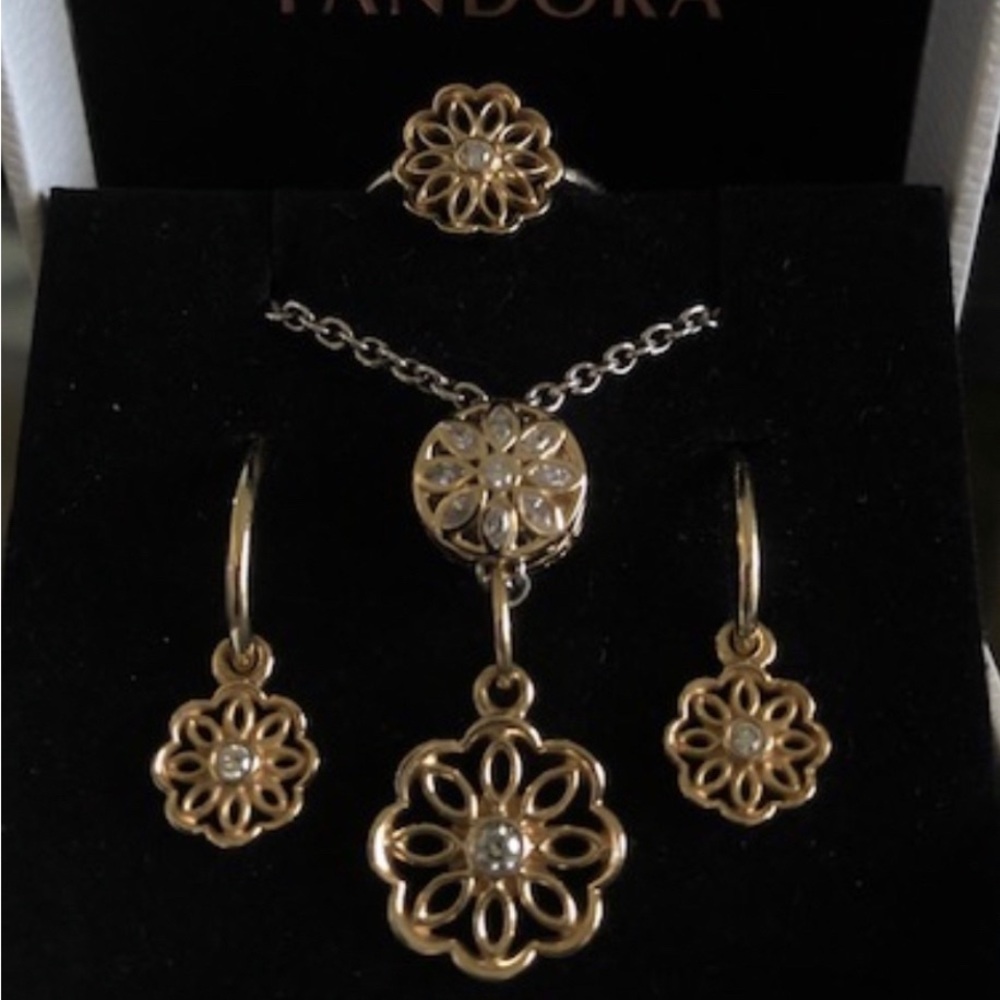 Rare & retired, Pandora Golden Radiance 14kt